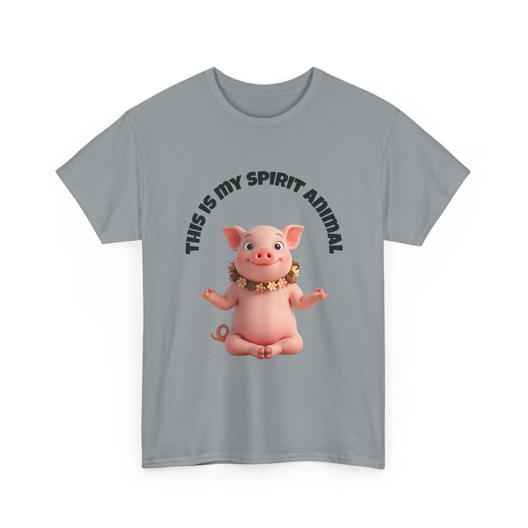 Pig Spirit Animal T-Shirt — "This Is My Spirit Animal" Cute Pig Tee