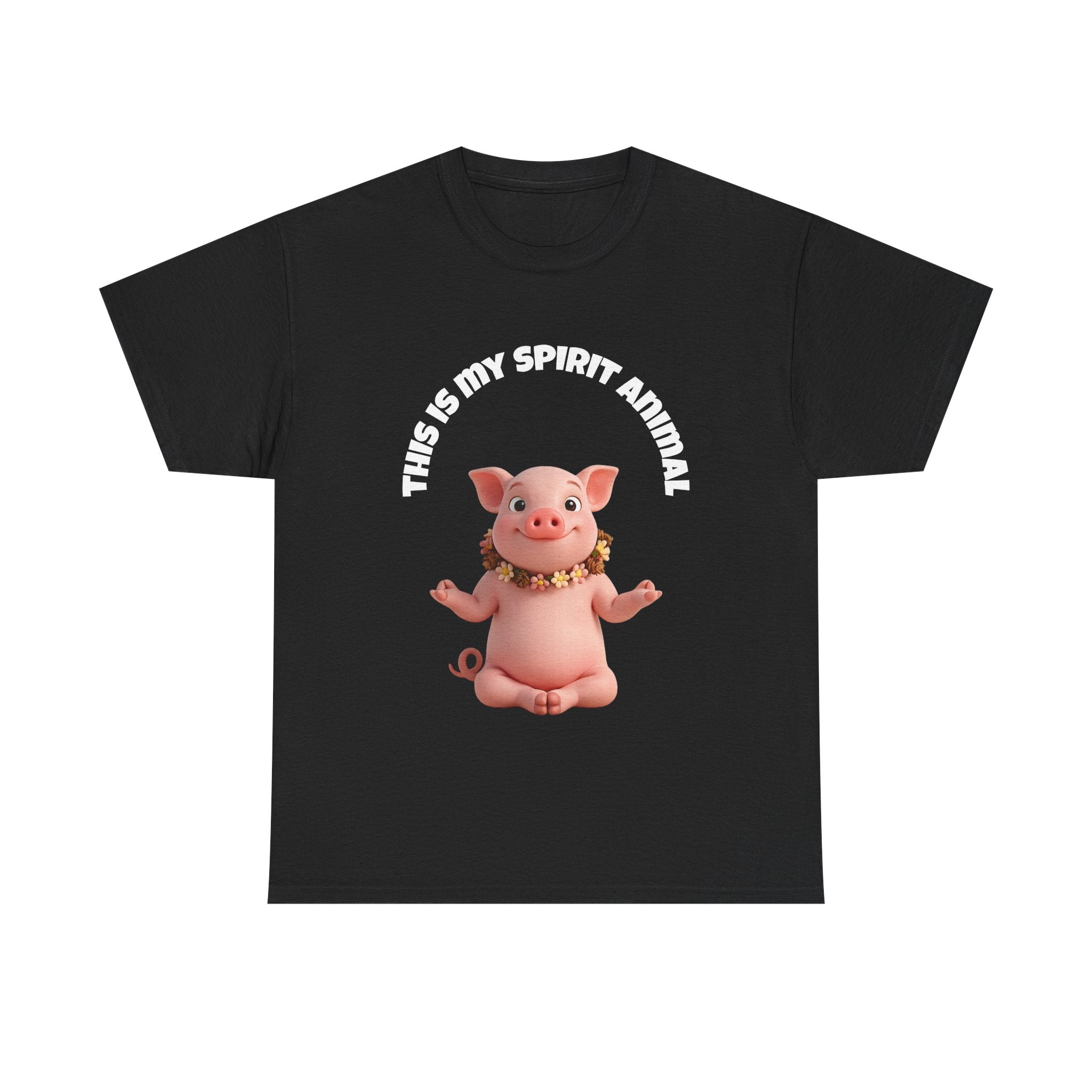 Pig Spirit Animal T-Shirt — "This Is My Spirit Animal" Cute Pig Tee