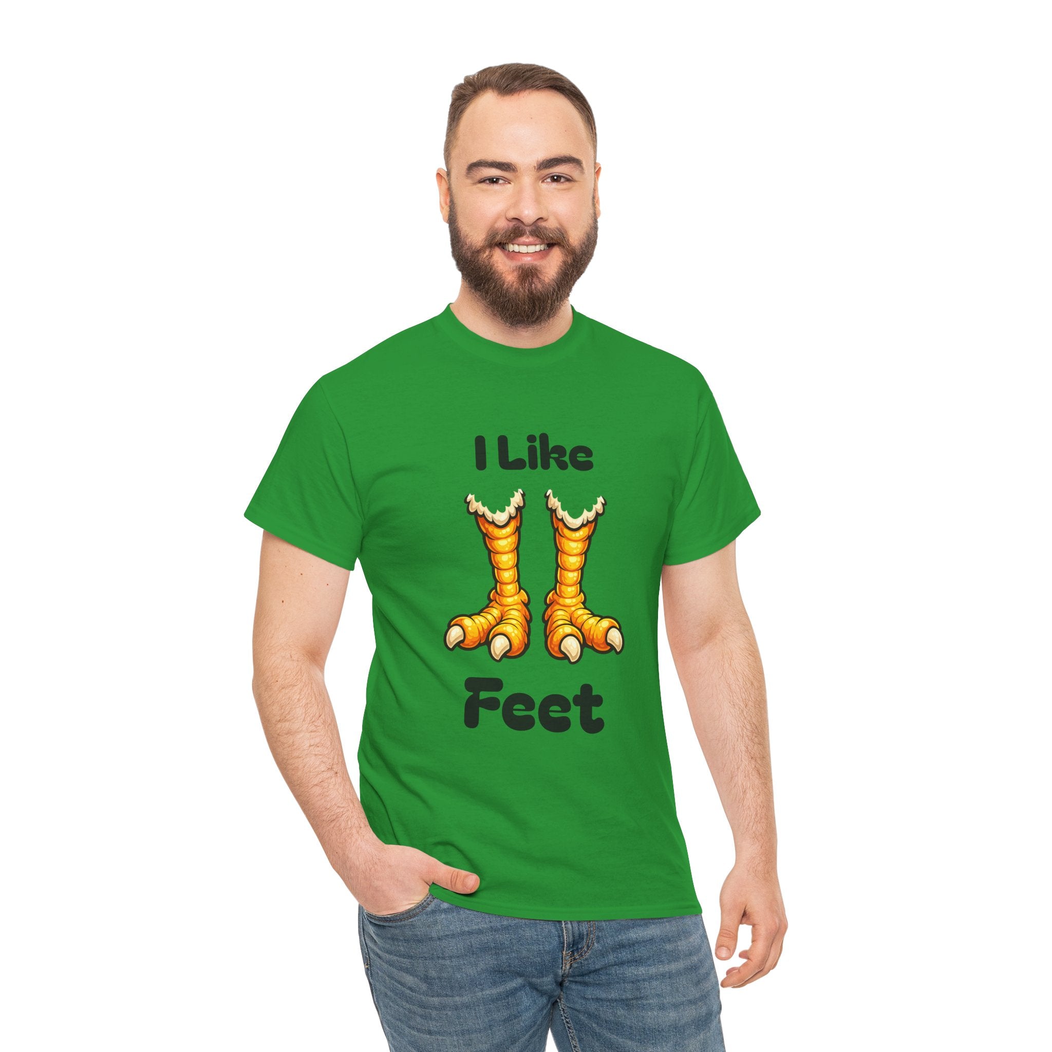 Chicken Feet T-Shirt — "I Like Feet" Funny Poultry Lover Tee