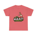 G.O.A.T. Lawncare T-Shirt — Funny Goat Mowing Lawn Tee