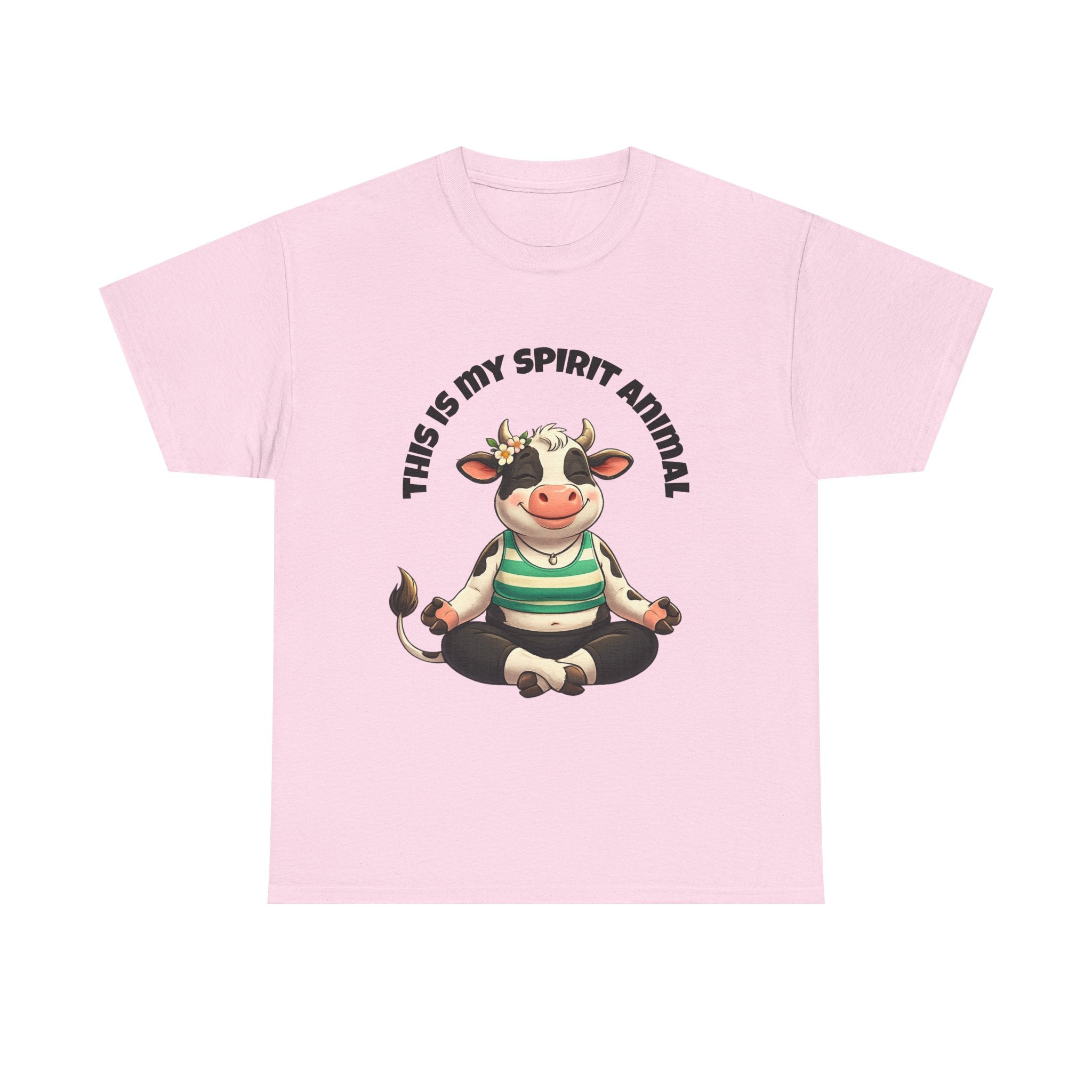 Cow Spirit Animal T-Shirt — "This Is My Spirit Animal" Cute Cow Tee