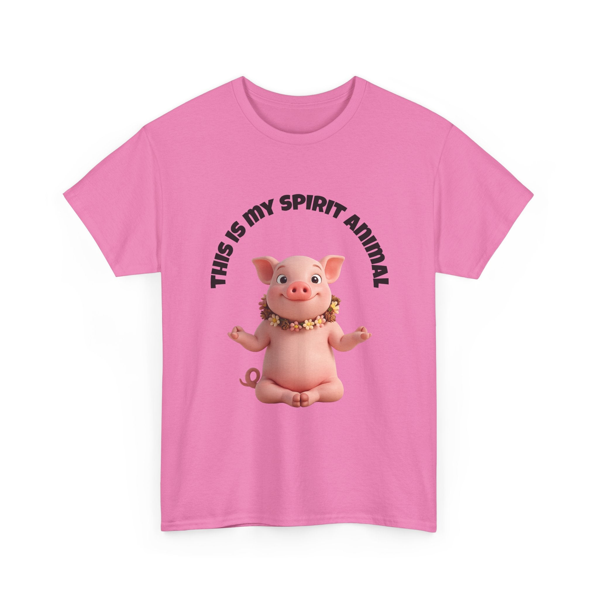 Pig Spirit Animal T-Shirt — "This Is My Spirit Animal" Cute Pig Tee