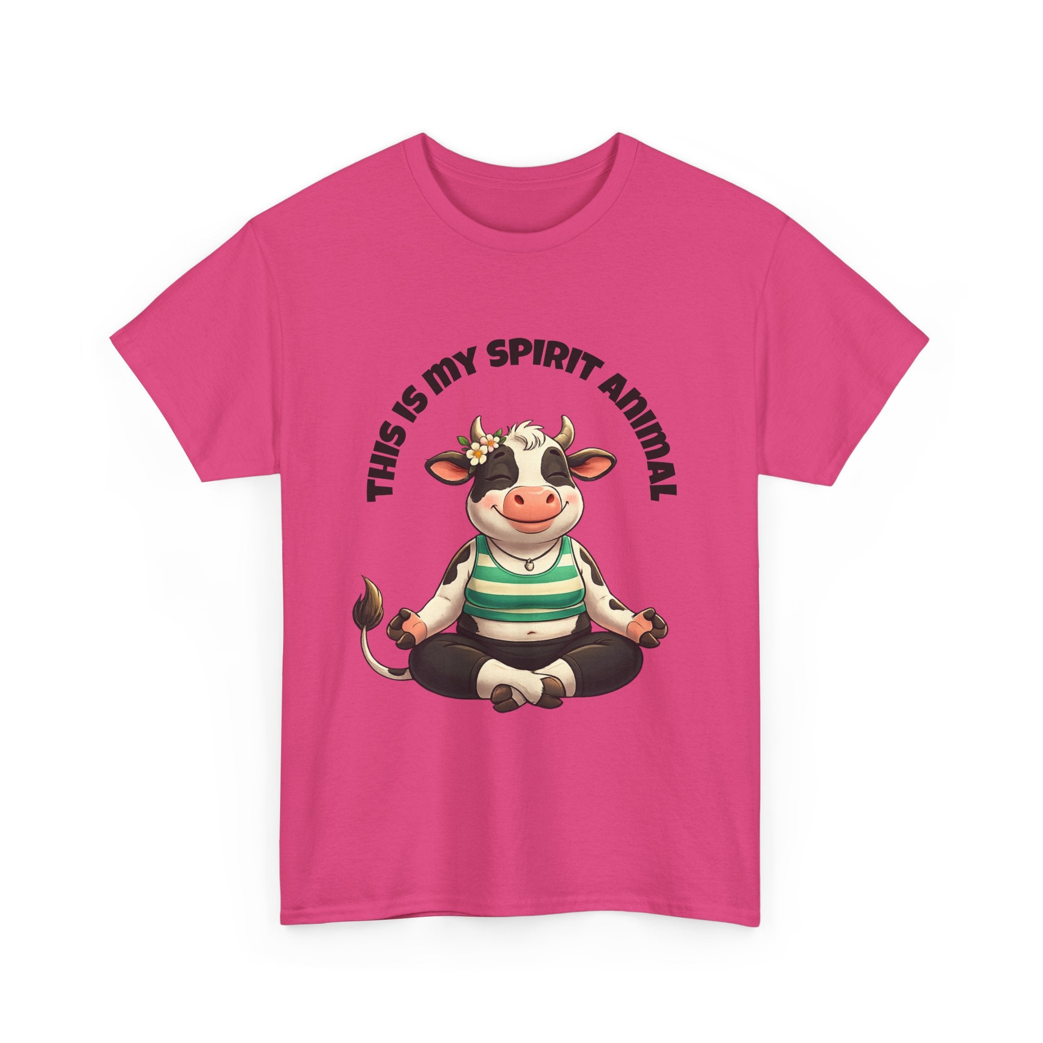 Cow Spirit Animal T-Shirt — "This Is My Spirit Animal" Cute Cow Tee