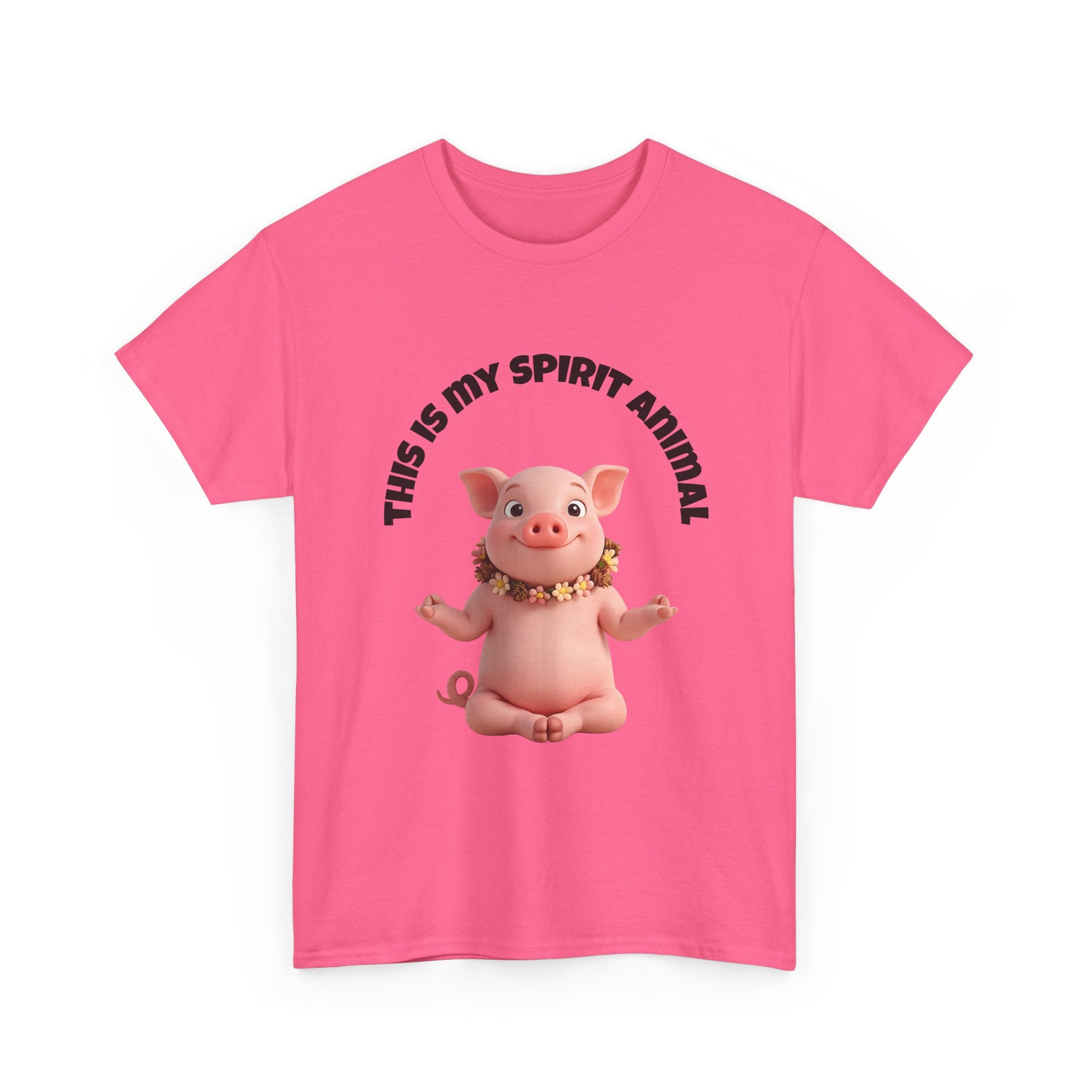 Pig Spirit Animal T-Shirt — "This Is My Spirit Animal" Cute Pig Tee