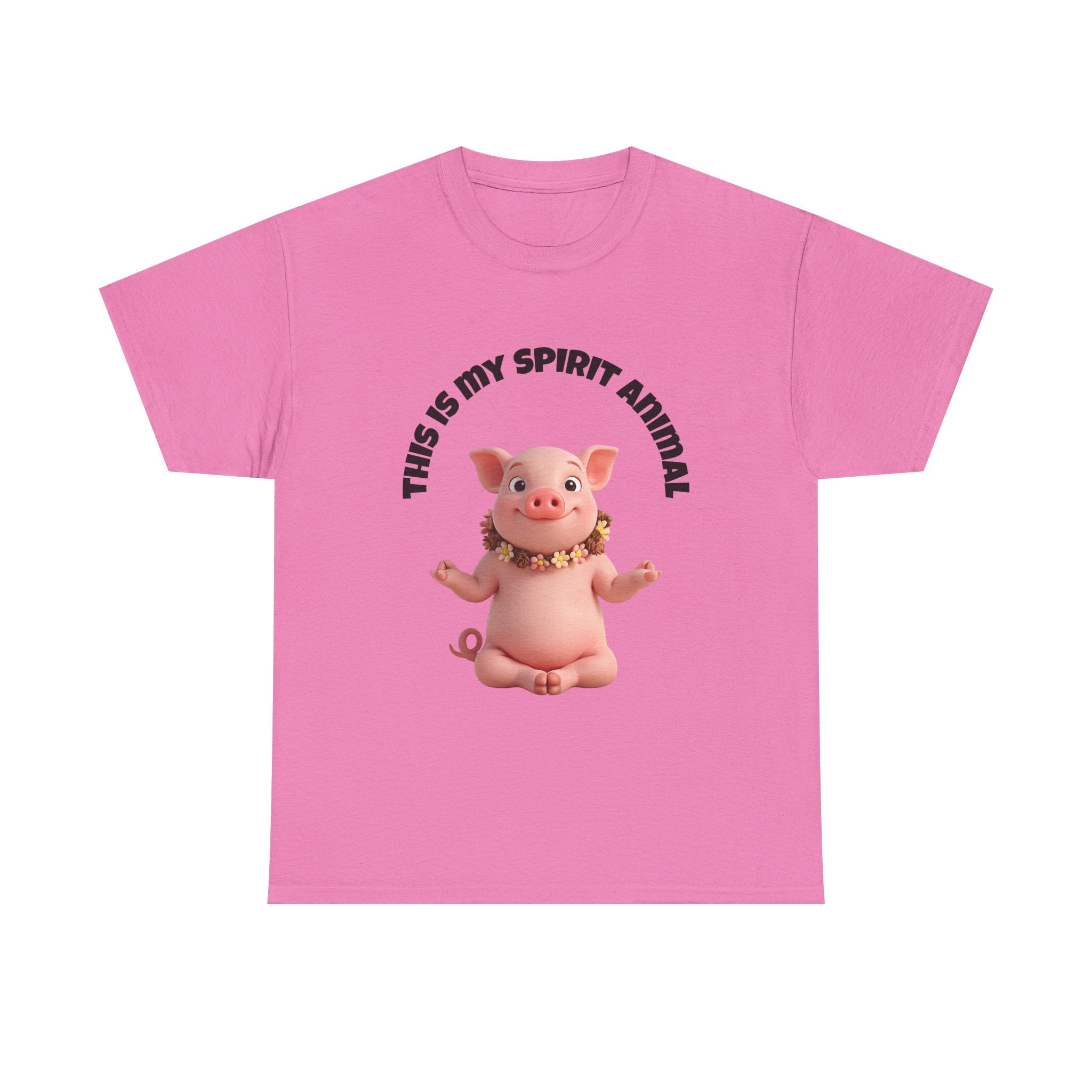 Pig Spirit Animal T-Shirt — "This Is My Spirit Animal" Cute Pig Tee