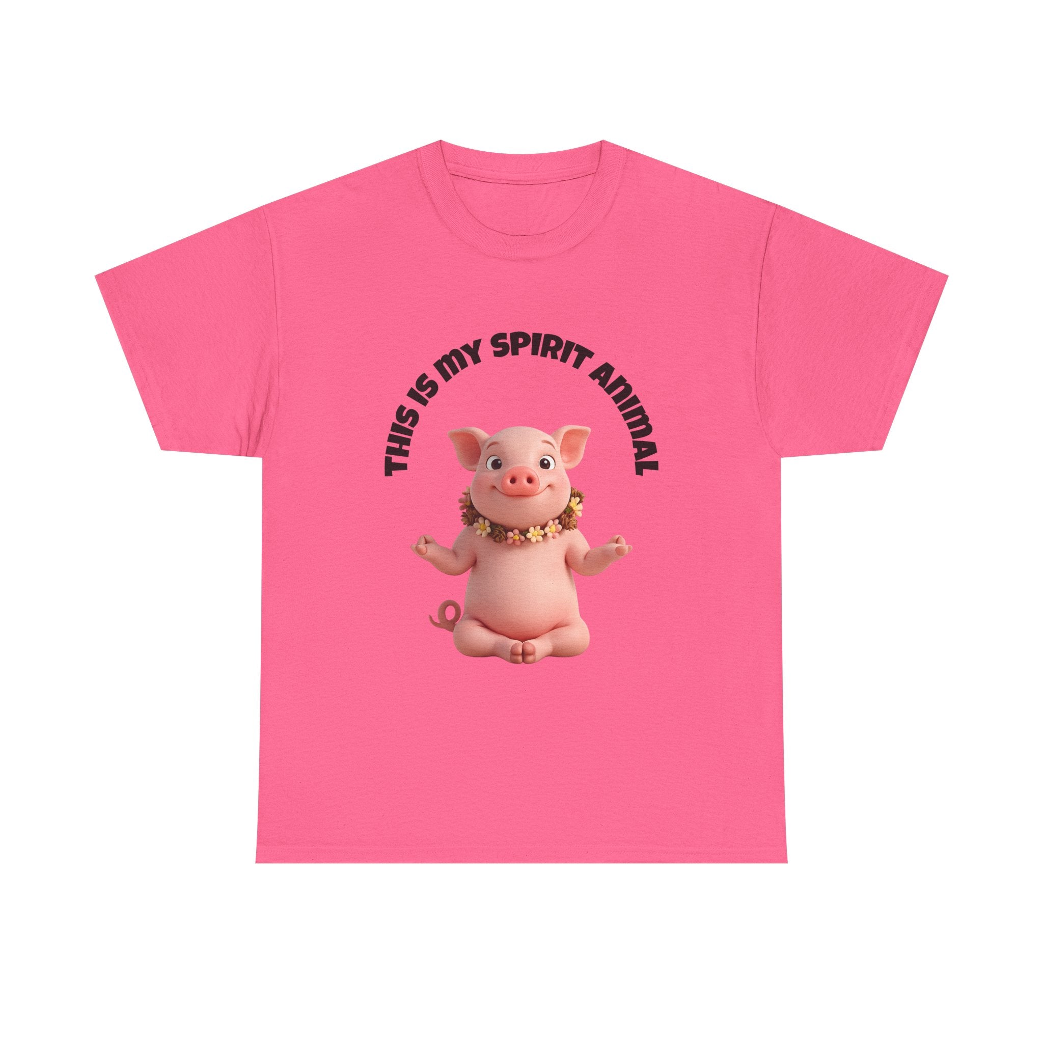 Pig Spirit Animal T-Shirt — "This Is My Spirit Animal" Cute Pig Tee