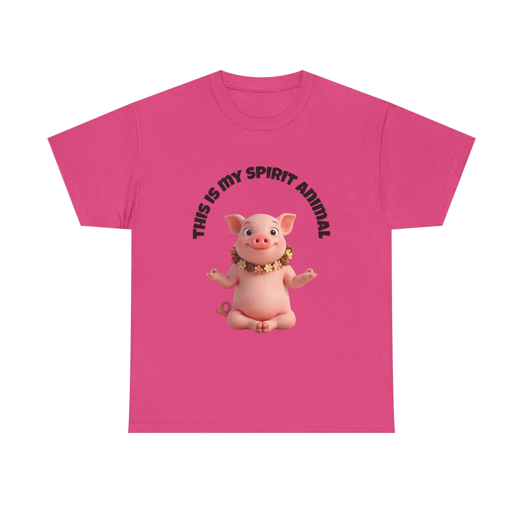 Pig Spirit Animal T-Shirt — "This Is My Spirit Animal" Cute Pig Tee