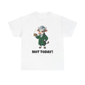 Not Today Cow Graphic Tee - Funny Coffee Robe Shirt