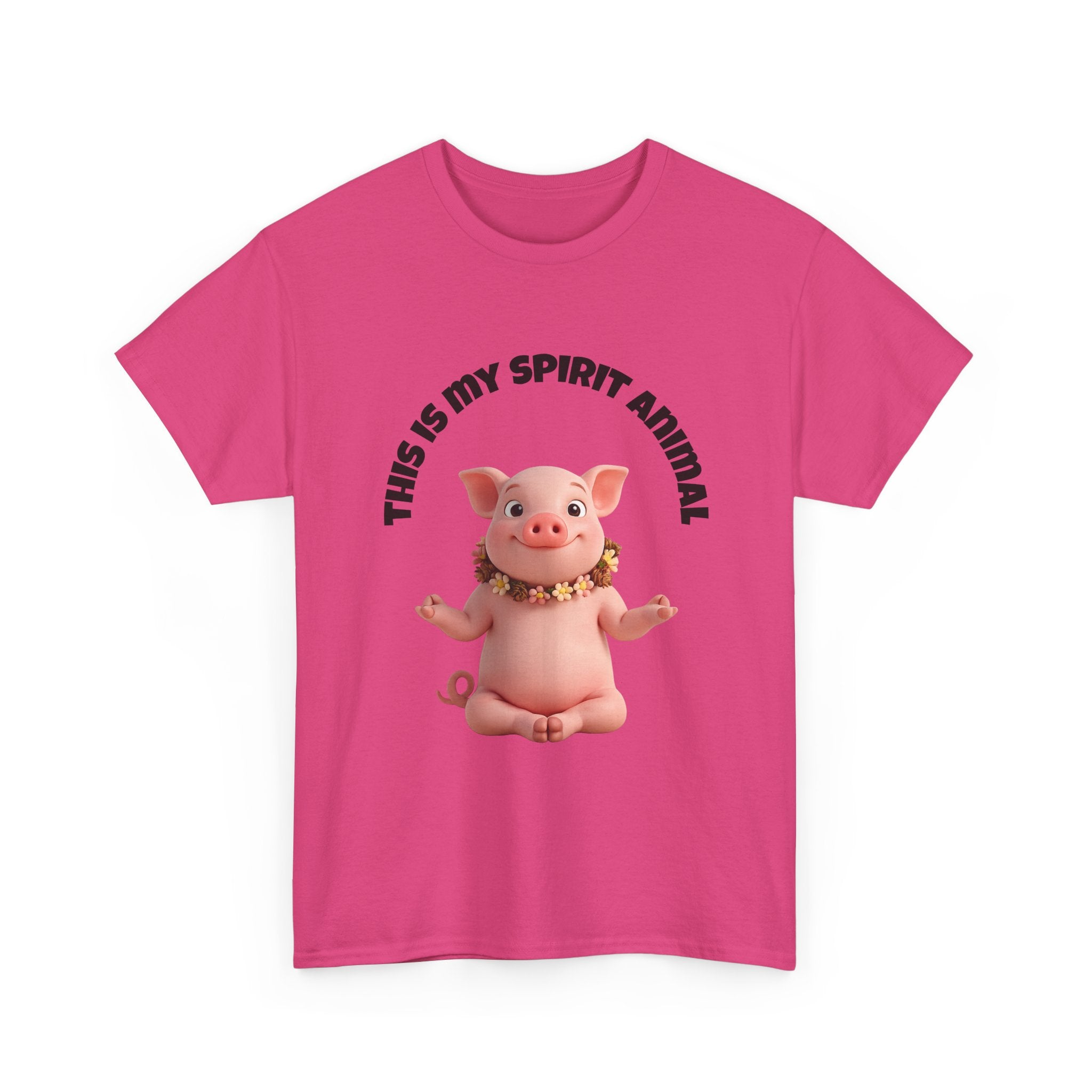 Pig Spirit Animal T-Shirt — "This Is My Spirit Animal" Cute Pig Tee