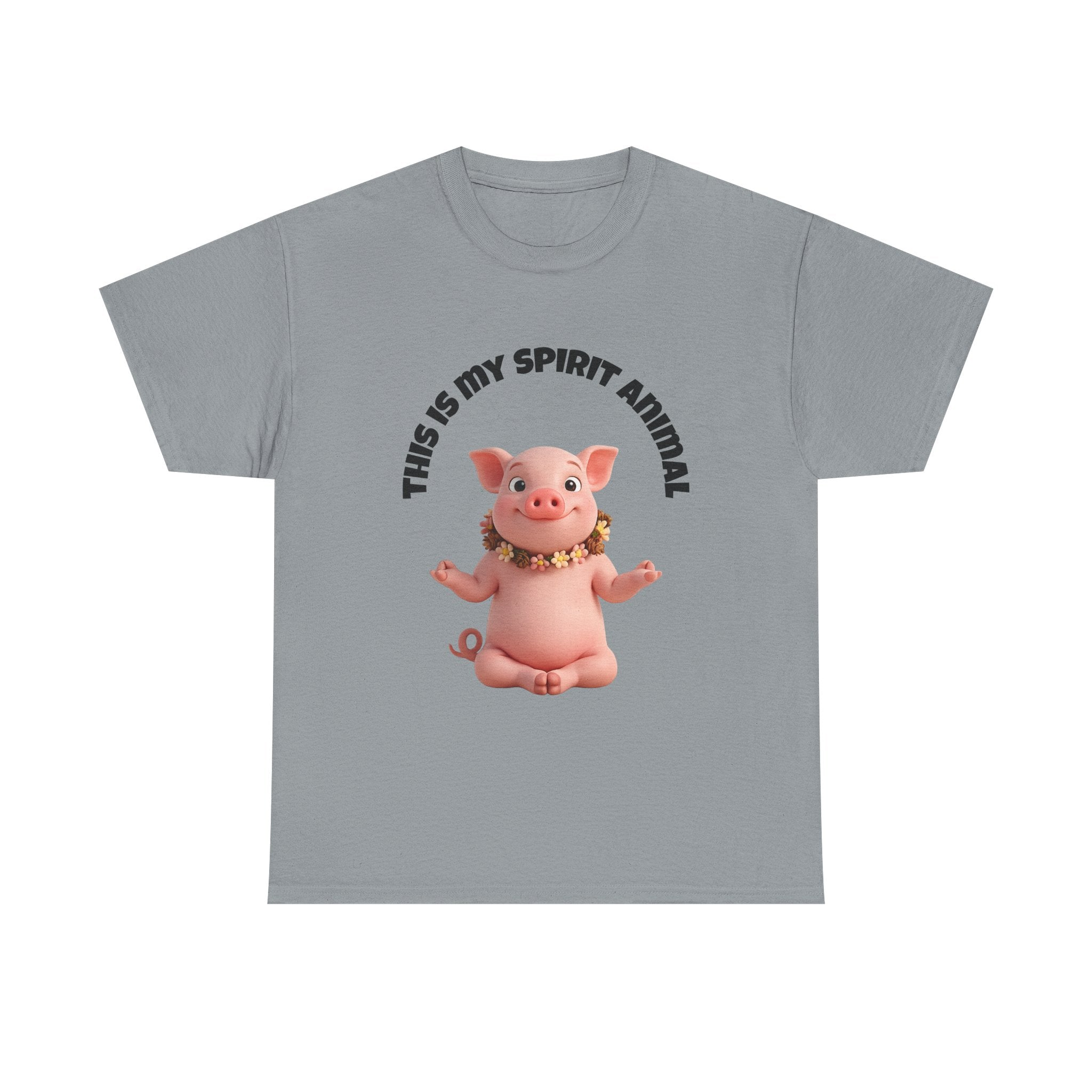 Pig Spirit Animal T-Shirt — "This Is My Spirit Animal" Cute Pig Tee